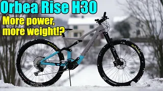 My first week with the Orbea Rise H30 - more weight, more power