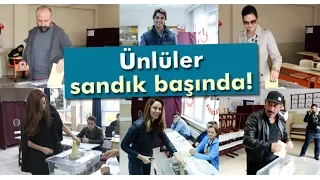 Ünlüler Sandık Başında