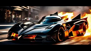 BATMAN'S BATMOBILE REIMAGINED by A.I. FAN ART | #ai #fanart #4k #widescreen