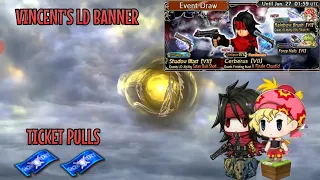 DFFOO GL - Vincent's LD Banner Ticket Pulls (Plus Sephiroth's UT 5/5)