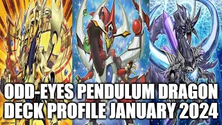 ODD-EYES PENDULUM DRAGON DECK PROFILE (JANUARY 2024) YUGIOH!