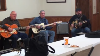 Paul Moseley ,  Bill Rissinger, Chris Waddell  and  friends jamming  2/4/17