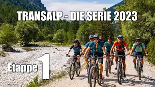 11 Freunde über die Alpen - Etappe 1: Karwendel [Alpencross, Transalp, Mountainbike]