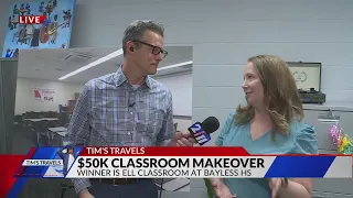 Tim's Travels: $50K classroom makeover at Bayless High School