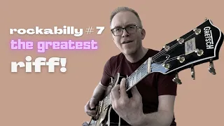 THE BEST ROCK AND ROLL RIFF EVER -TABS - #7 ROCKABILLY Beginner Guitar lesson