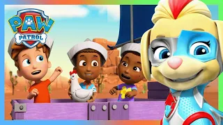 Кученцата от ПЕС ПАТРУЛ спасяват щрауса Оливия - PAW Patrol Bulgarian - карикатури за деца