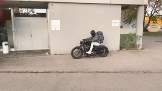 Sportster XL883N - Brutal LEGAL sound by J&H !!!