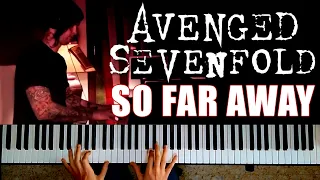 AVENGED SEVENFOLD - So Far Away | PIANO COVER (M. Shadows' vocals)