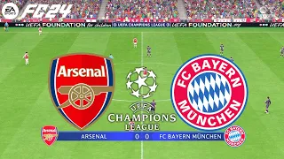 FC 24 | Arsenal vs Bayern Munchen - UCL UEFA Champions League Quarter-Final - PS5™ Gameplay