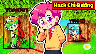 HIHA DÙNG HACK CHỈ ĐƯỜNG CHƠI TRỐN TÌM VỚI YOMOST VÀ SINH TỐ TEAM *HIHA HACKER 😂😎