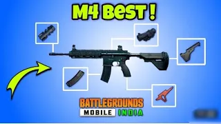 M416 BEST ATTACHMENTS FOR NO RECOIL 🔥 NEW PLAYERS WATCH THIS TO IMPROVE GAMEPLAY IN BGMI | PUBG#bgmi