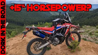 New Exhaust and Seat Test + Trail Riding on the Honda CRF300L Rally