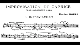 Eugene Bozza (1905 - 1991) - Improvisation & Caprice pour saxophone solo (1952)