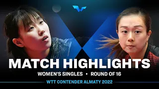 Wu Yangchen vs Yuan Wan | WS | WTT Contender Almaty 2022 (R16)