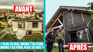 Ils DÉTRUISENT une maison pour CONSTRUIRE la maison de leur RÊVE ! - Visite auto construction #2