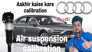 How to diagnose Audi A8 L suspension calibration adoption