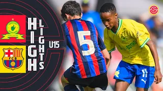 HIGHLIGHTS: Mamelodi Sundowns FC vs FC Barcelona U15 KDB Cup 2023