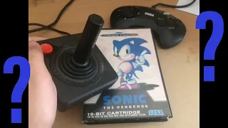 »Sonic The Hedgehog« aber ich spiele es mit einem Atari 2600 Controller.