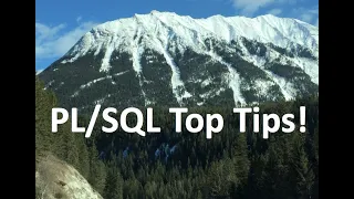 Top PL/SQL Tips In Just One Hour