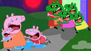 No Way...! Zombies Attack Peppa House?? - Peppa Pig Funny Animation