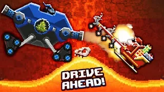 Drive Ahead КРАМПУС против САНТЫ! Новые БЕЗУМНЫЕ ЗАДАНИЯ 2018 в мульт игре для детей про БИТВУ ТАЧЕК