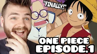 WHO IS LUFFY?!!?! | ONE PIECE | Episode 1 | New Anime Fan | REACTION!