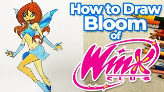 ✨How to Draw Fairy Winx Club Bloom - How to Draw and Color✨