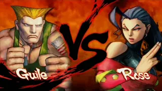 Street Fighter IV Champion Edition "GUILE vs ROSE" - HARD Arcade Mode Fight!