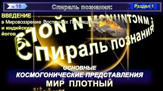 (16) МИР ПЛОТНЫЙ - ОСНОВНЫЕ КОСМОГОНИЧЕСКИЕ ПРЕДСТАВЛЕНИЯ - СПИРАЛЬ ПОЗНАНИЯ