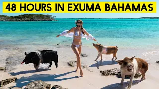 48 HOURS IN EXUMA BAHAMAS ft. swimming pigs, local restaurants + boating)