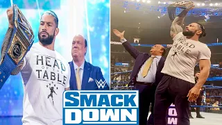 Roman Reigns Confront Finn Balor, John Cena, Edge & Seth Rollins WWE SmackDown Highlights 23/07/2021