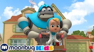 6 HOURS OF ARPO THE ROBOT 🤖 | Plant Vs. Robot | Moonbug Kids TV Shows | Kids Cartoons