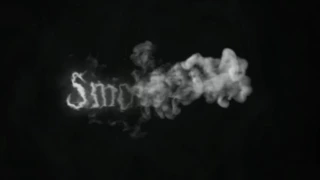Smoke text adobe after effects