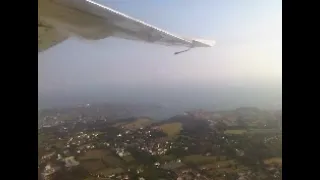 A small "Trislander" flight from Guernsey