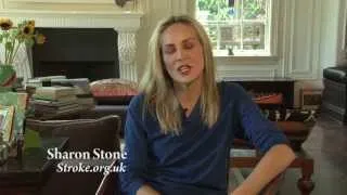 Sharon Stone addressing Stroke Association UK - video production