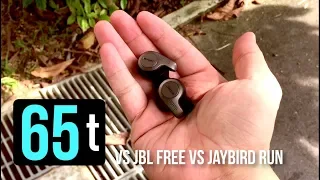 Jabra Elite 65t vs JBL Free vs Jaybird Run - Unboxing and Review