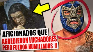 AFICIONADOS que AGRED1ERON a Luchadores pero acabaron HUM1LLADOS en la Lucha Libre Mexicana 2022