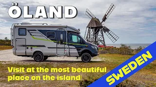 Hymer Crossover to Öland. Visit at the most beautiful place I have ever experienced on the island.