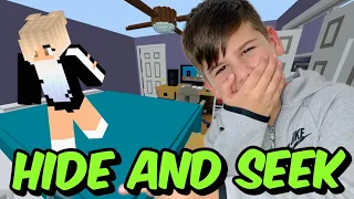 ΠΑΙΖΟΥΜΕ ΚΡΥΦΤΟ ΜΕ ΤΟ noobaki Hide and seek Minecraft Famous Games