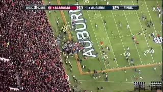 2013 Iron Bowl ending HIGH DEFINITION Auburn beats Alabama