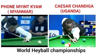 Caesar wins 5 straight in a losing effort against Myanmar's Myint Kyaw.