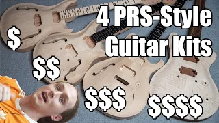 Comparing 4 different PRS Guitar Kits | Low budget to highest quality