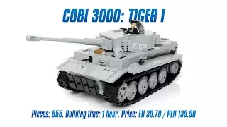 [COBI 3000] Tiger I review & speed build