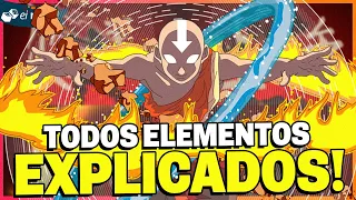 TODOS OS ELEMENTOS DE AVATAR EXPLICADOS [A lenda de Aang]