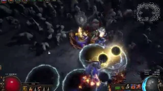 poe 3.8 Uber Elder Kill with MF Necro Build 1 death