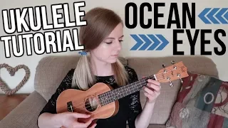 Ocean Eyes - Billie Eilish | EASY UKULELE TUTORIAL