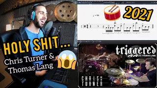 Professional Drummer Reaction/Analysis - Chris Turner & Thomas Lang [TRIGGERED]