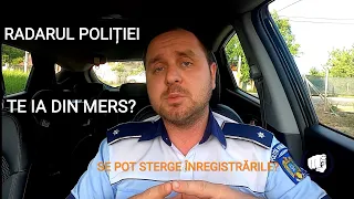 Te poate lua RADARUL poliției din mers? *se pot ȘTERGE înregistrările radar?*