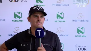 Christiaan Bezuidenhout Thursday Flash Interview 2020 South African Open Championship - Round 1