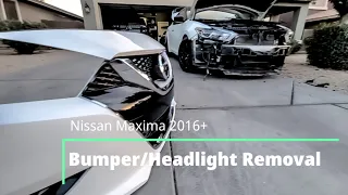 How To Remove The Front Bumper/Headlights On A 2016+ Nissan Maxima